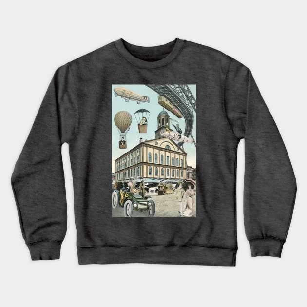 Vintage Science Fiction Crewneck Sweatshirt by MasterpieceCafe